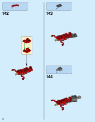 LEGO 70626 instructions page 74 – build guide