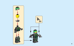 LEGO 70628 instructions page 3 – build guide