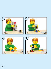 LEGO 70629 instructions page 2 – build guide