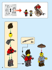 LEGO 70629 instructions page 4 – build guide