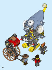 LEGO 70629 instructions page 74 – build guide