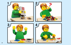 LEGO 70636 instructions page 2 – build guide