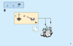 LEGO 70636 instructions page 9 – build guide