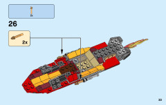 LEGO 70638 instructions page 33 – build guide