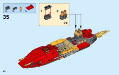 LEGO 70638 instructions page 44 – build guide