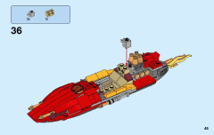 LEGO 70638 instructions page 45 – build guide