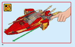 LEGO 70638 instructions page 76 – build guide