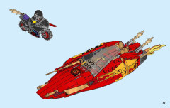 LEGO 70638 instructions page 77 – build guide