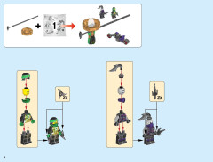 LEGO 70640 instructions page 4 – build guide