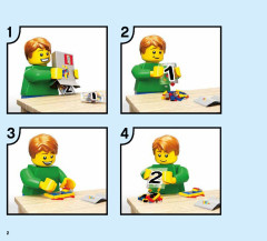 LEGO 70641 instructions page 2 – build guide