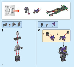 LEGO 70641 instructions page 4 – build guide