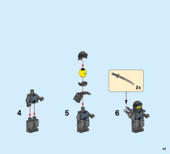 LEGO 70641 instructions page 45 – build guide