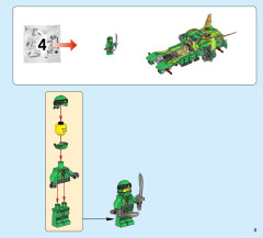 LEGO 70641 instructions page 3 – build guide