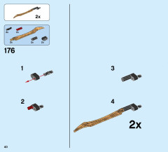 LEGO 70641 instructions page 40 – build guide