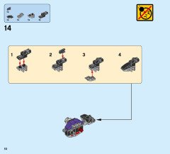 LEGO 70642 instructions page 10 – build guide