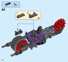 LEGO 70642 instructions page 104 – build guide