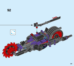 LEGO 70642 instructions page 107 – build guide