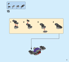 LEGO 70642 instructions page 11 – build guide