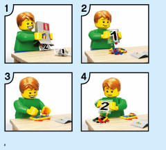 LEGO 70642 instructions page 2 – build guide
