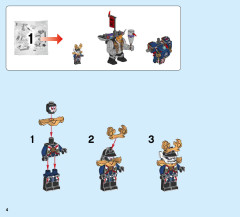 LEGO 70642 instructions page 4 – build guide