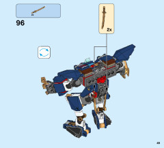 LEGO 70642 instructions page 49 – build guide