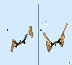 LEGO 70642 instructions page 51 – build guide