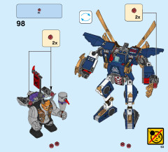 LEGO 70642 instructions page 53 – build guide