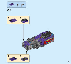 LEGO 70642 instructions page 73 – build guide