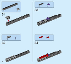 LEGO 70642 instructions page 76 – build guide