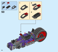 LEGO 70642 instructions page 84 – build guide