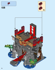 LEGO 70643 instructions page 74 – build guide