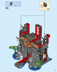 LEGO 70643 instructions page 77 – build guide