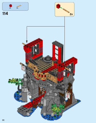 LEGO 70643 instructions page 80 – build guide