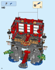 LEGO 70643 instructions page 98 – build guide