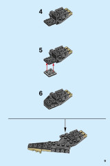 LEGO 70644 instructions page 9 – build guide