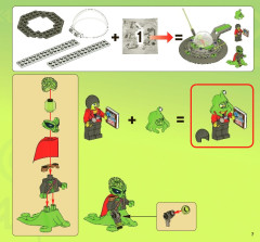 LEGO 7065 instructions page 7 – build guide
