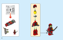 LEGO 70650 instructions page 4 – build guide
