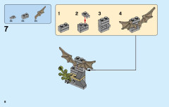 LEGO 70650 instructions page 8 – build guide