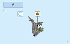 LEGO 70650 instructions page 9 – build guide