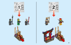 LEGO 70651 instructions page 3 – build guide