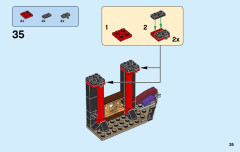 LEGO 70651 instructions page 35 – build guide