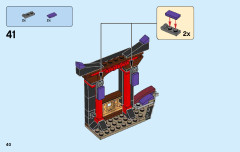 LEGO 70651 instructions page 40 – build guide