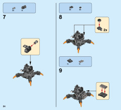 LEGO 70652 instructions page 24 – build guide