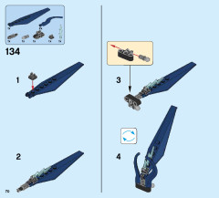 LEGO 70652 instructions page 70 – build guide