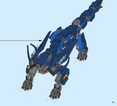 LEGO 70652 instructions page 71 – build guide