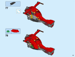 LEGO 70653 instructions page 69 – build guide