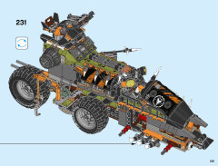 LEGO 70654 instructions page 129 – build guide
