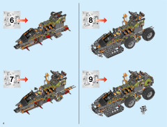 LEGO 70654 instructions page 4 – build guide