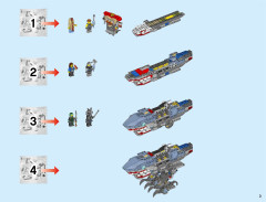 LEGO 70656 instructions page 3 – build guide