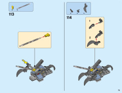 LEGO 70656 instructions page 75 – build guide